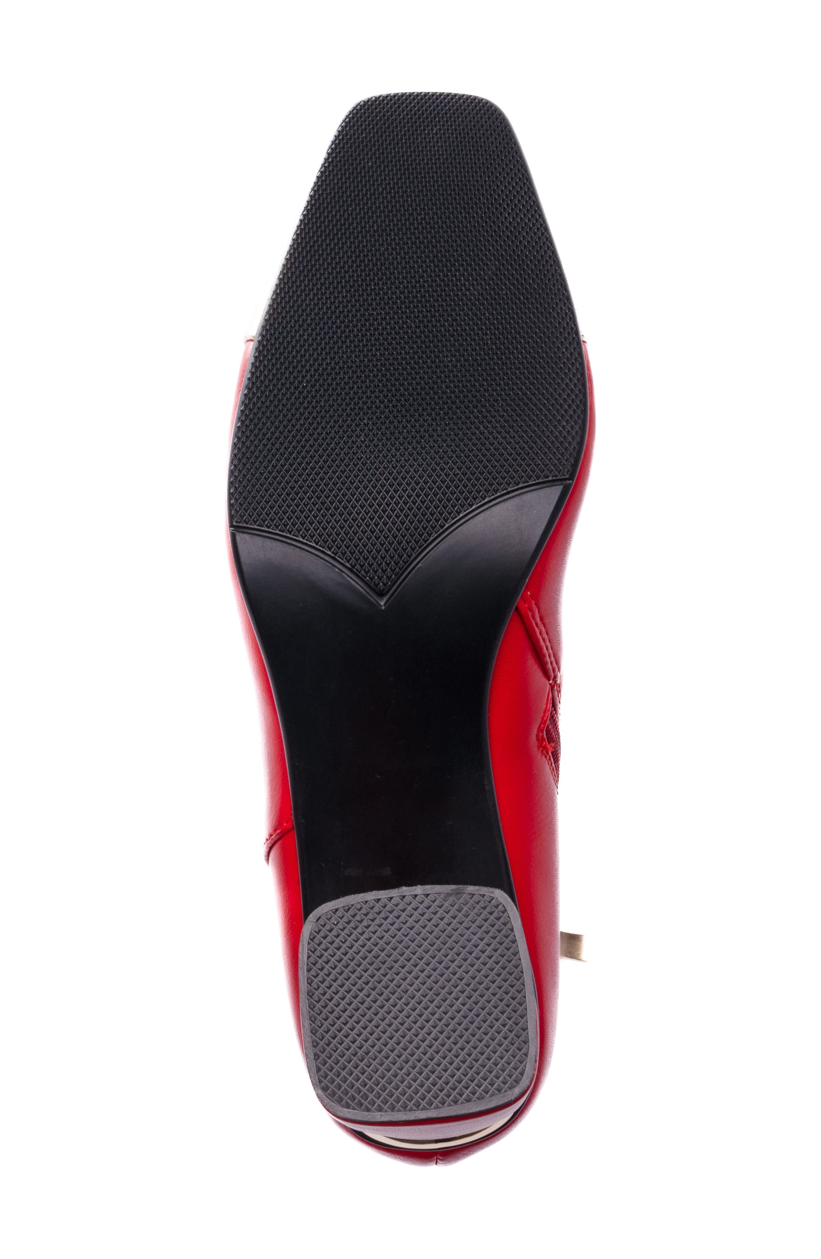 NINETY UNION Two-Tone Bootie, Alternate, color, Red