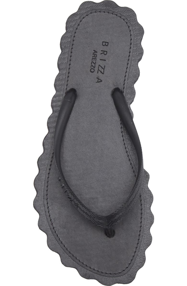 BRIZZA Cookie Cutter Flip Flop, Alternate, color, Black