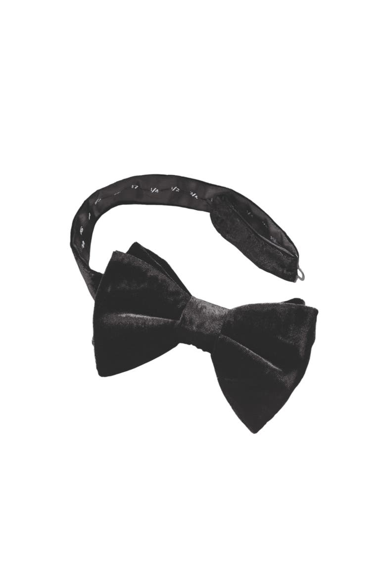 Velvet Bow Tie, Main, color, Black