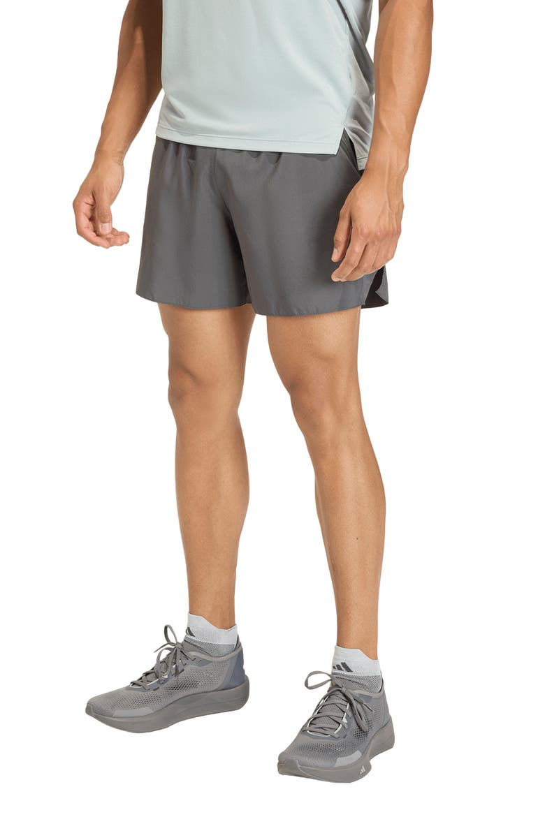 ADI365 Running Iconic Shorts, Main, color, GREY