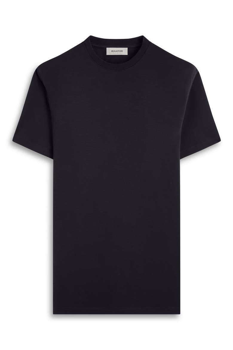 Hank Solid Pima Cotton T-Shirt, Alternate, color, BLACK