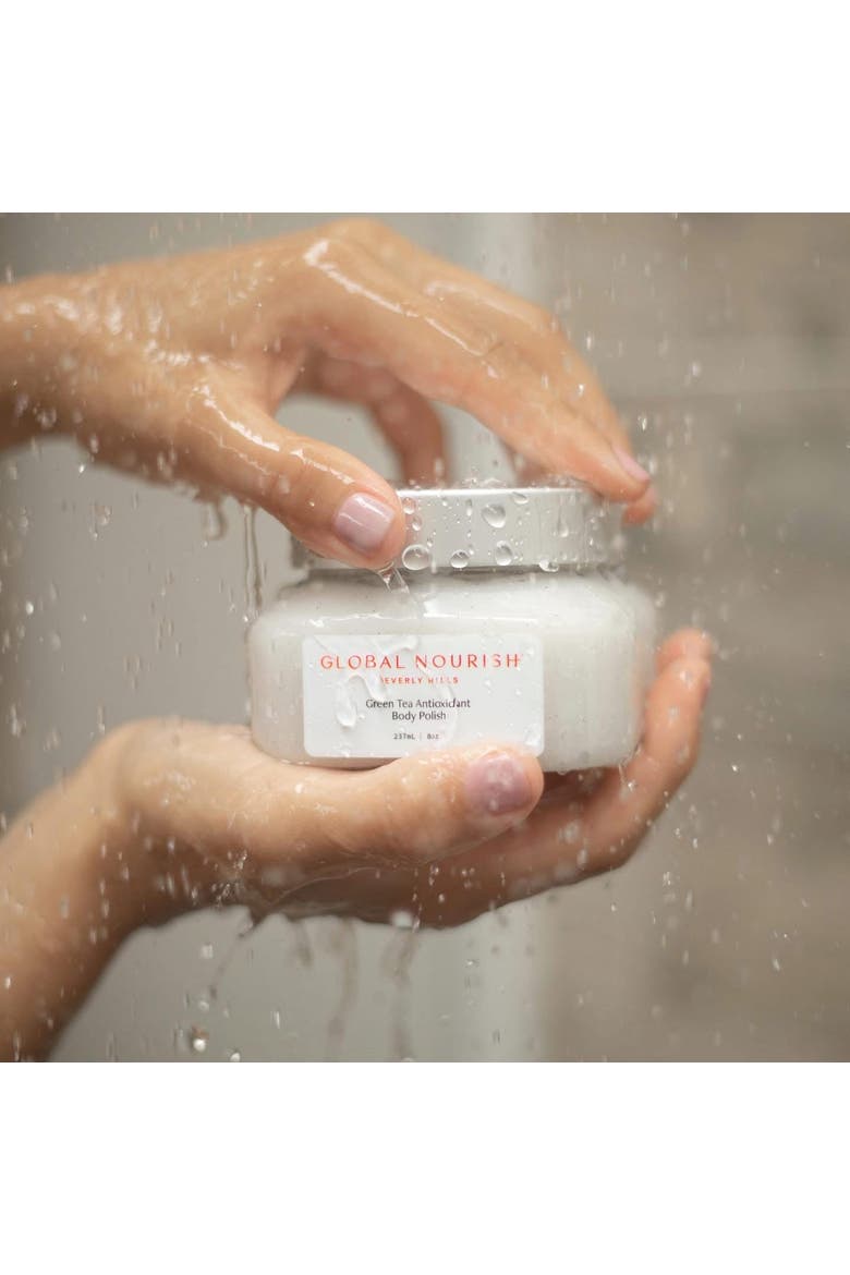 Green Tea Antioxidant Body Polish, Alternate, color, White