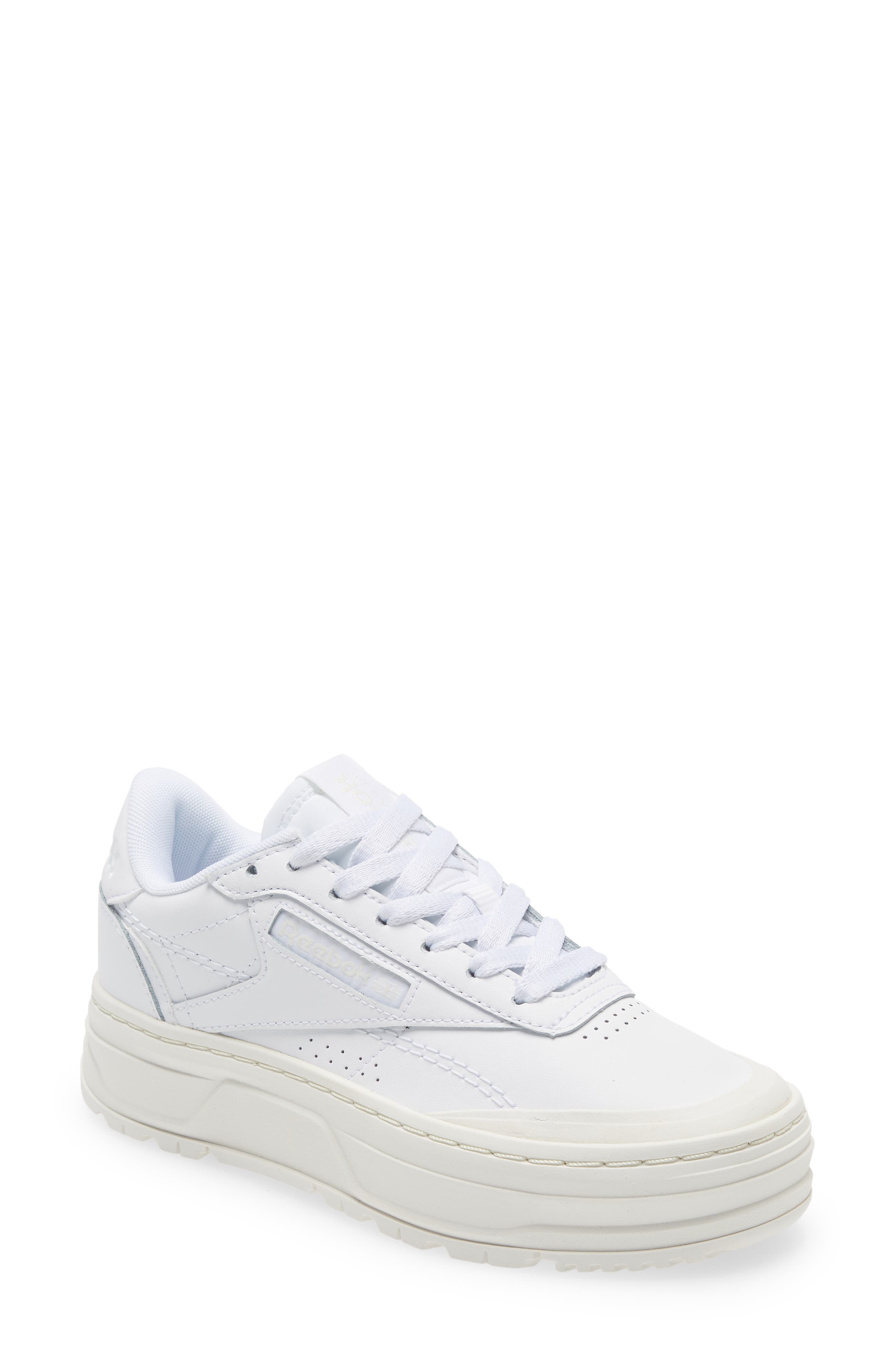 Reebok Club C Double Geo Platform Sneaker, Main, color, 