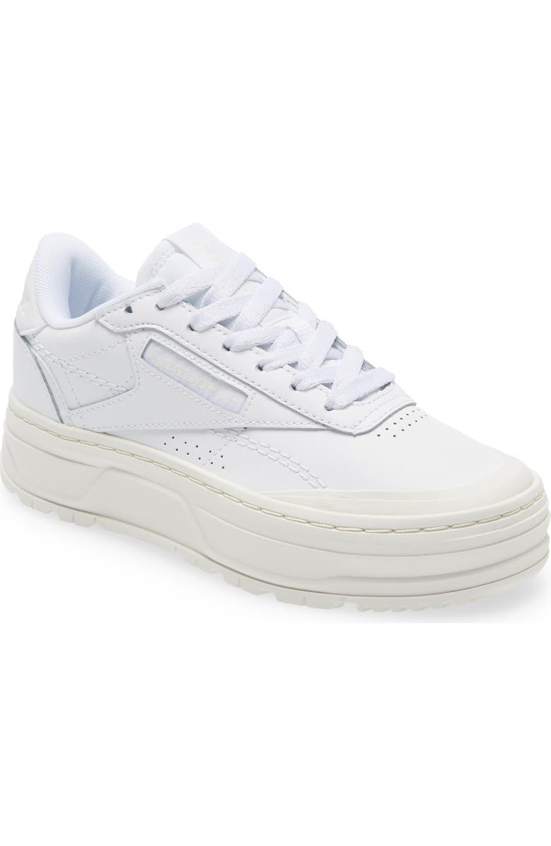 Reebok Club C Double Geo Platform Sneaker, Main, color,