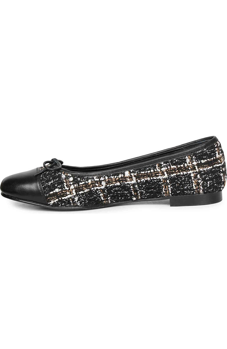 SAINT G Zinnia Cap Toe Ballet Flat, Alternate, color, Black