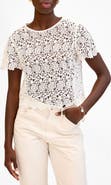 Clare V. LouLou Lace Cotton Top