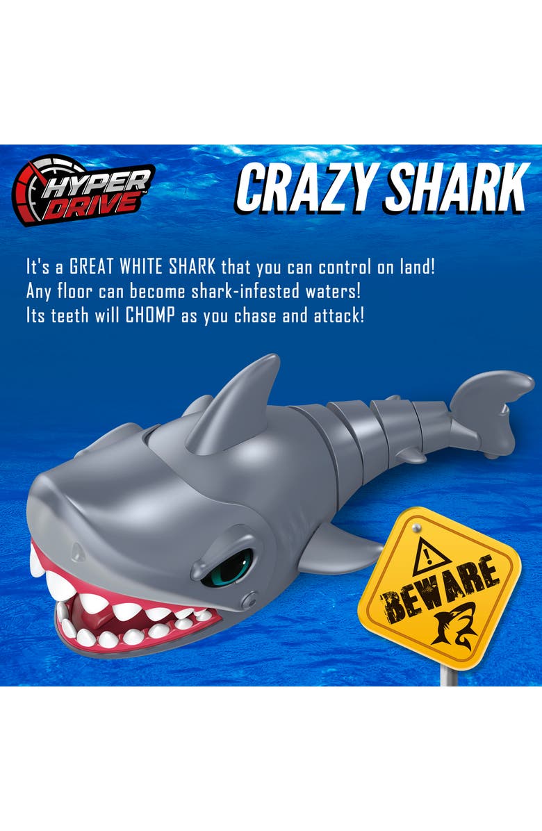 Hyper Drive Shark Gray 14 Inch Remote Control Toy, Alternate, color, Multicolored