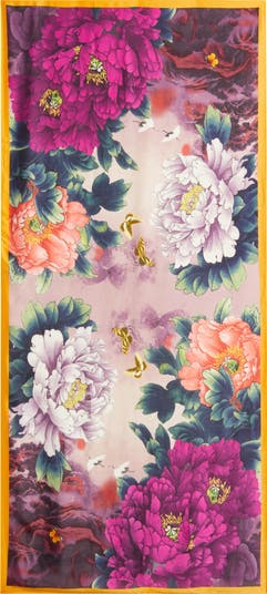 Floral Print Scarf