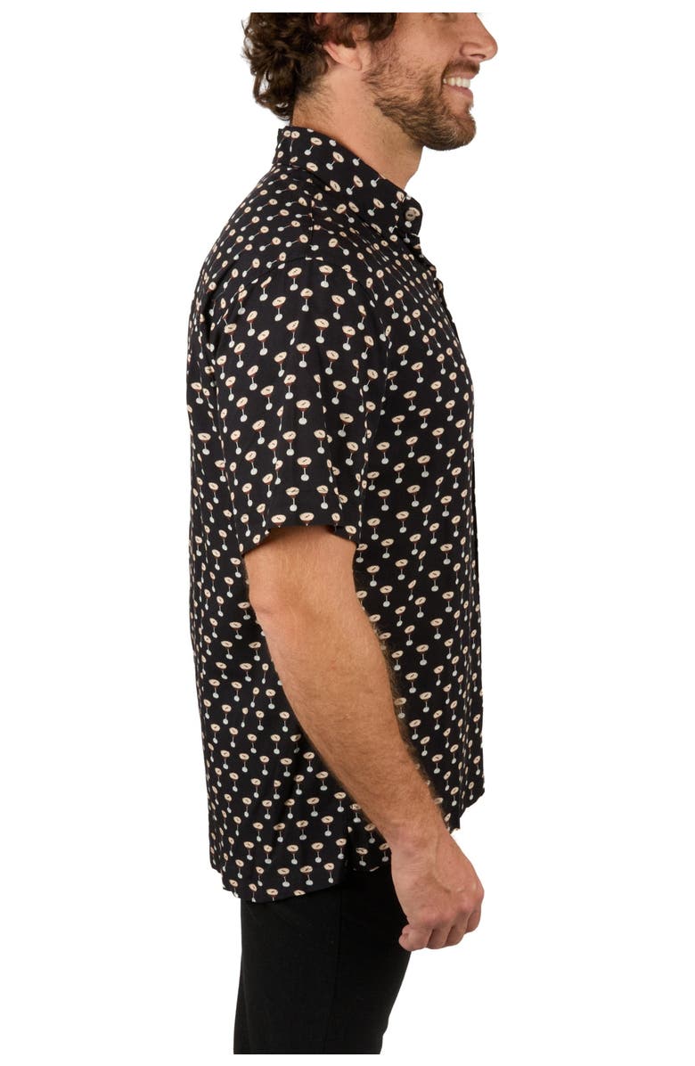 Kenny Flowers The Buzz Around Town - Short Sleeve Shirt, Alternate, color, Black