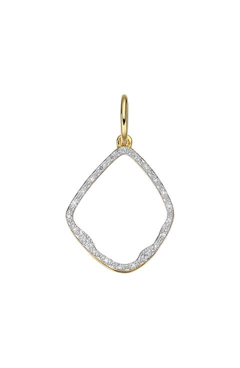 Riva Diamond Hoop Pendant Charm