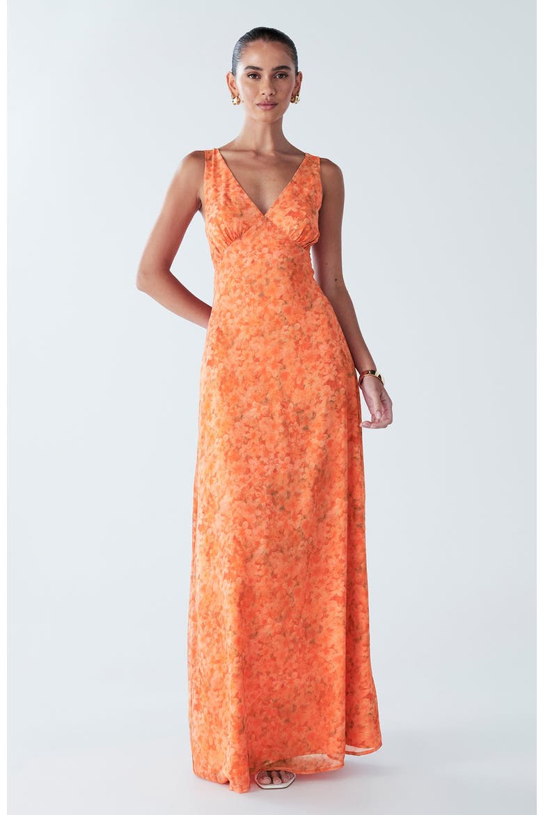 Chelsea Dress, Alternate, color, Orange Bloom