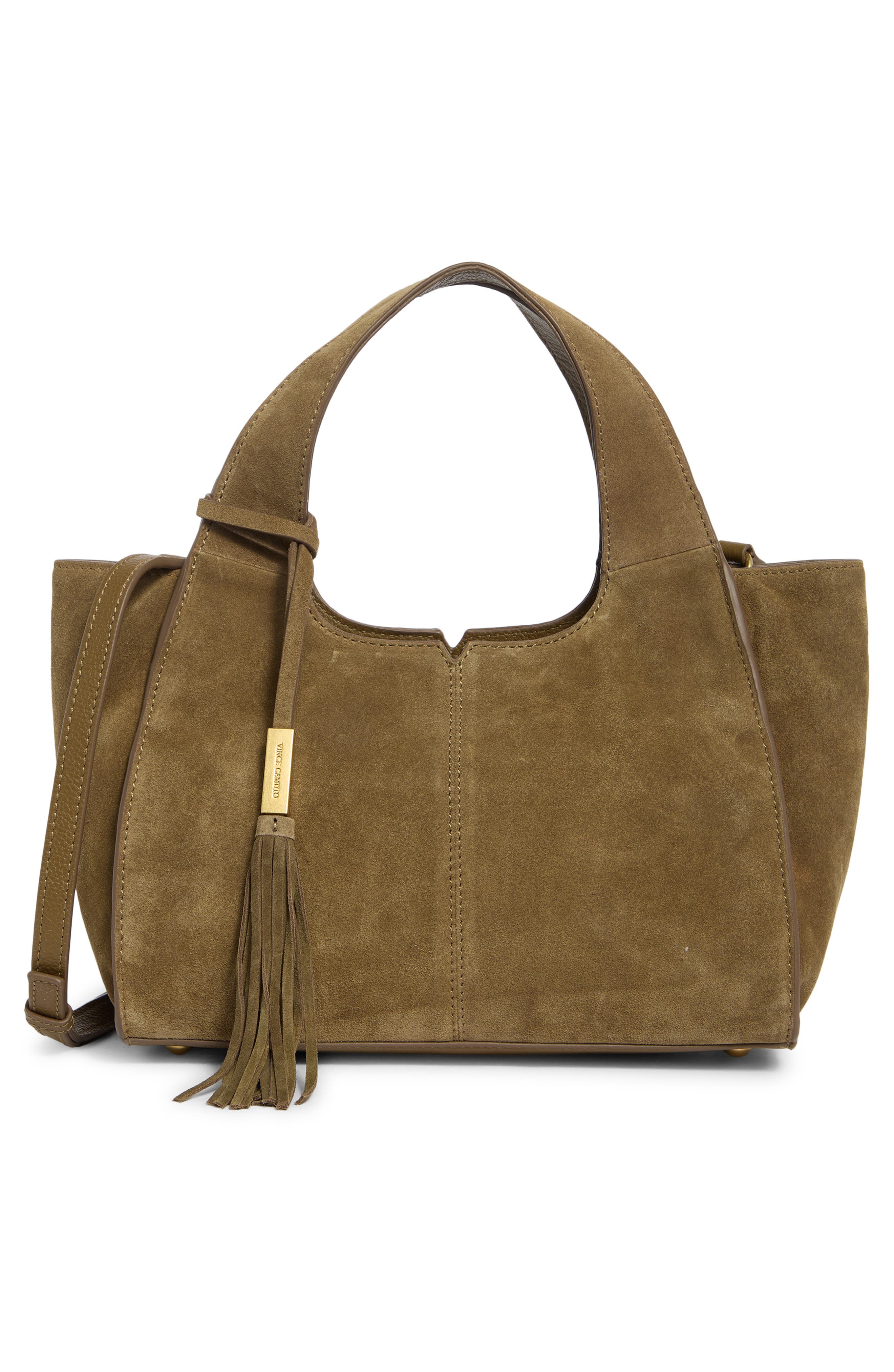 Vince Camuto Aleah Leather Satchel, Main, color, 