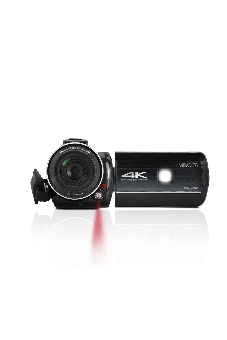 4K Ultra HD Night Vision Camcorder, Alternate, color, Black