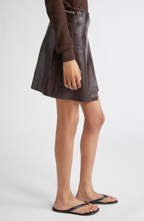 Shop Paloma Wool Sandi Leather Wrap Skirt