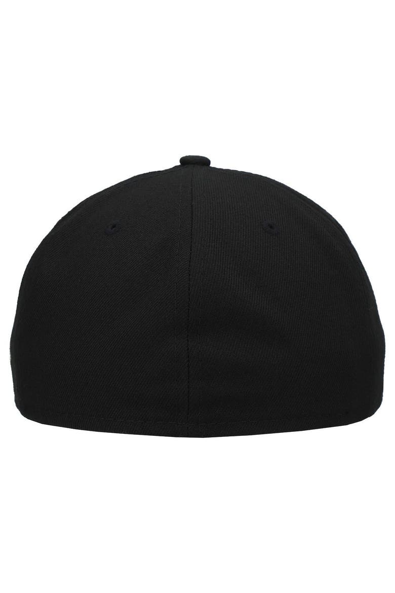 Men's New Era Black Seattle Mariners Cooperstown Collection Turn Back The Clock Steelheads 59FIFTY Fitted Hat, Alternate, color, BLACK