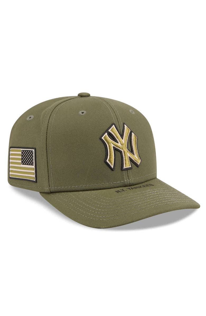 New Era Men's New Era  Olive New York Yankees 2026 Armed Forces Day 9SEVENTY Adjustable Hat, Main, color, Olive