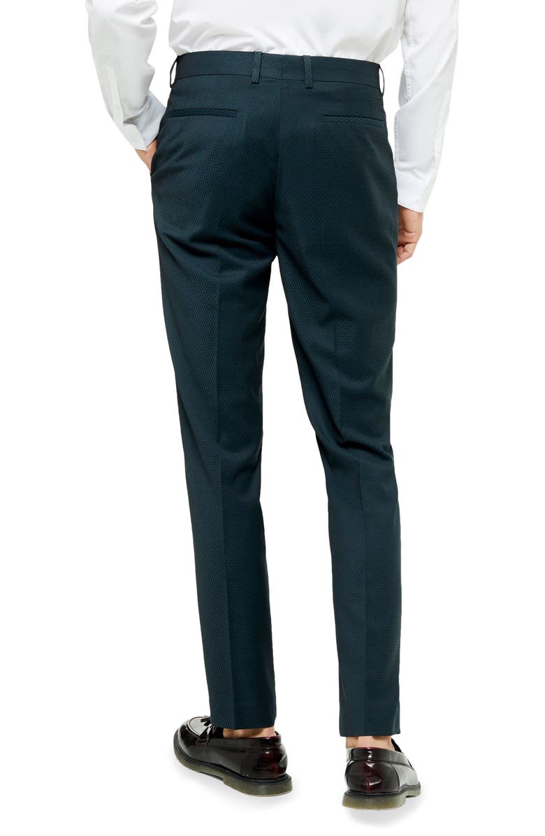 Topman Maverick Skinny Fit Trousers, Alternate, color, 