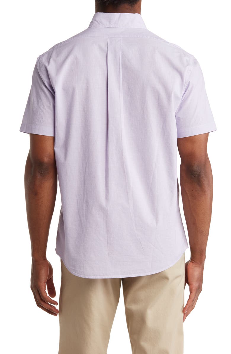 Brooks Brothers Sport Fit Short Sleeve Cotton Shirt, Alternate, color,