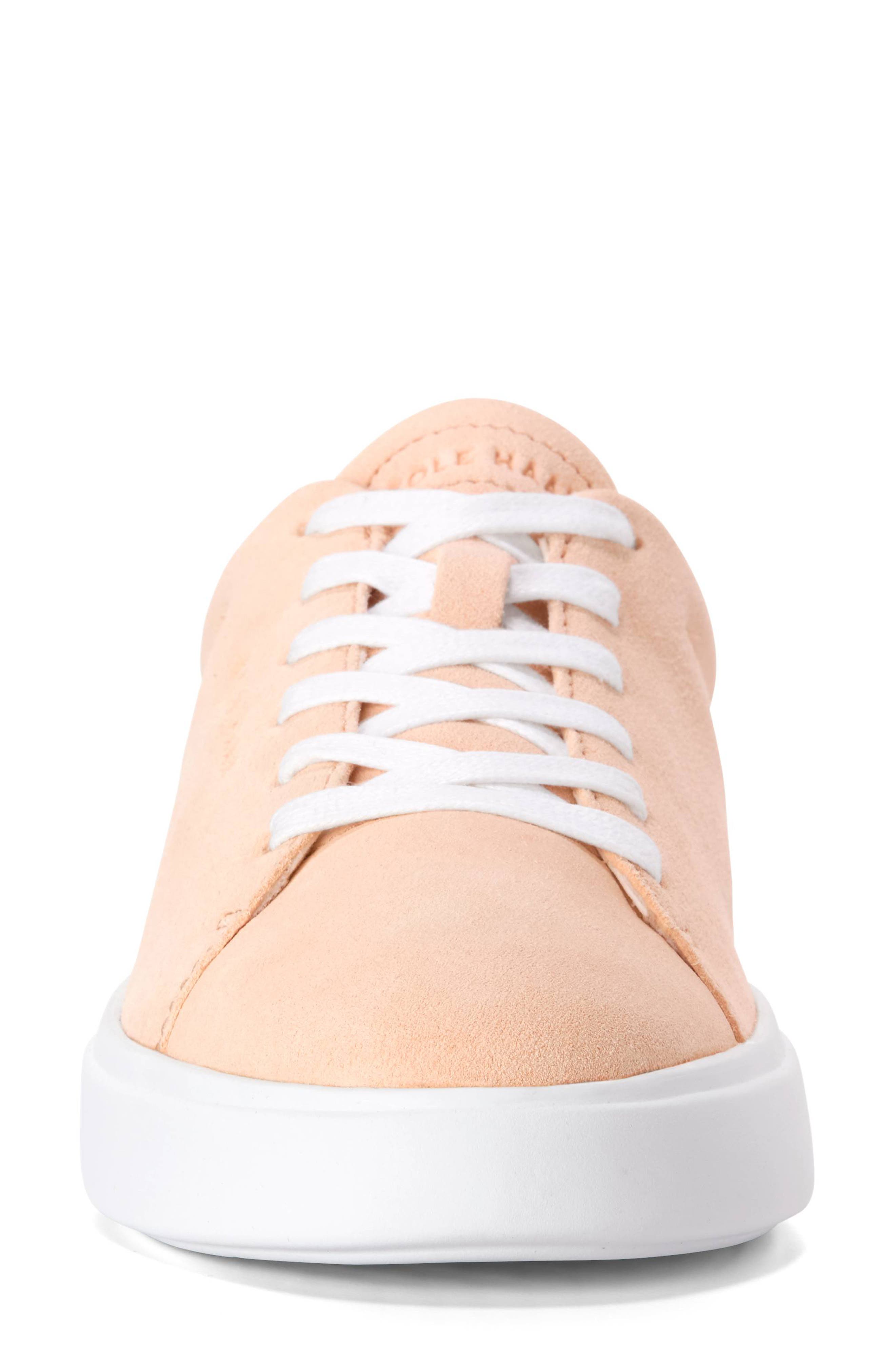 Cole Haan GrandPro Crosscourt Traveler Sneaker, Alternate, color, Beach Sand Suede/ White