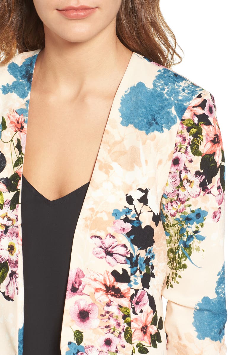 Chelsea28 Printed Blazer, Alternate, color, 