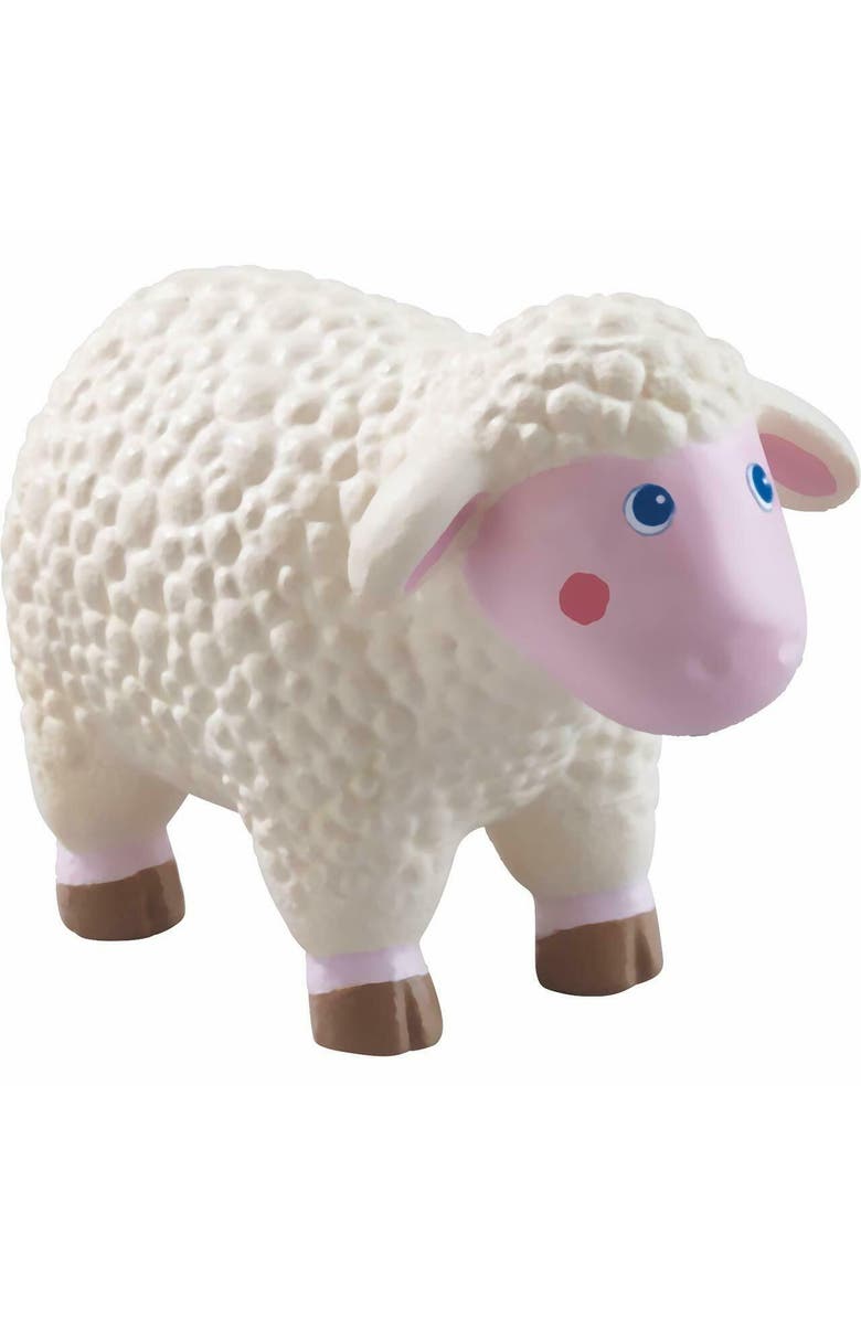 HABA Little Friends Sheep - 3.5" Farm Animal Toy Figure, Main, color, Multi