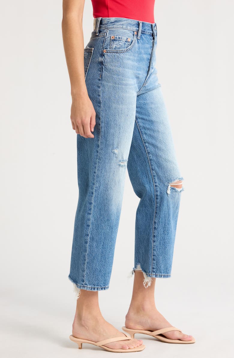 Pistola Cassie High Waist Crop Jeans, Alternate, color, Honor Distressed