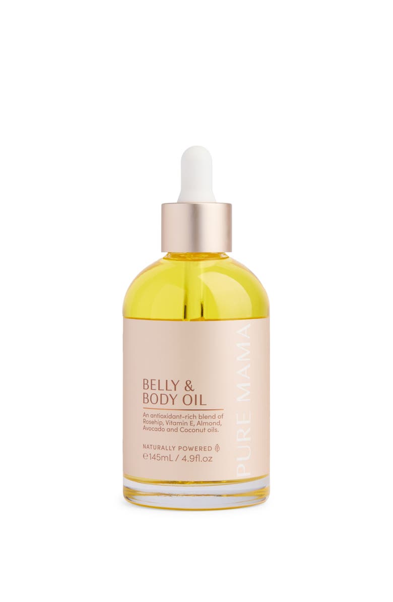 PURE MAMA Belly & Body Oil, Main, color, Yellow/Gold