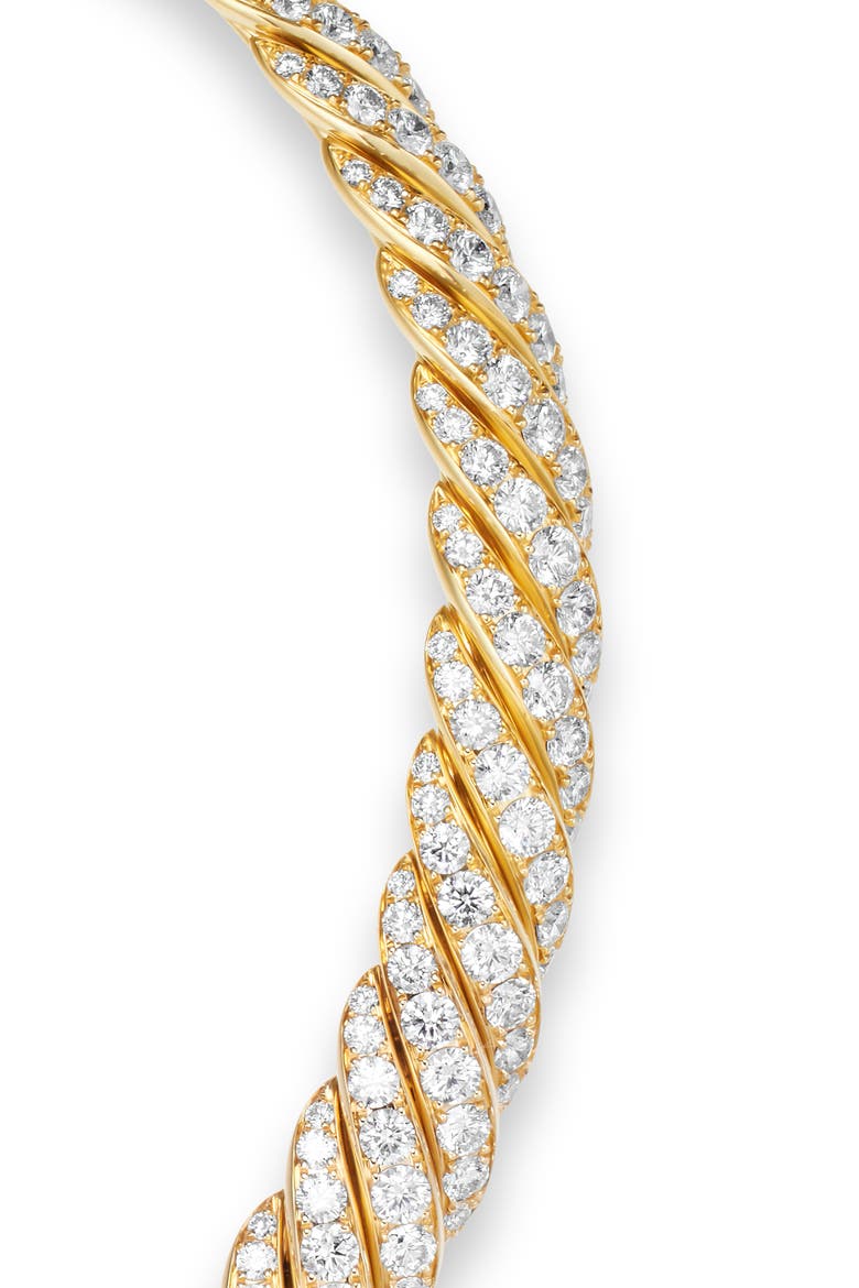 Sculpted Cable Flex Necklace, Alternate, color, GOLD