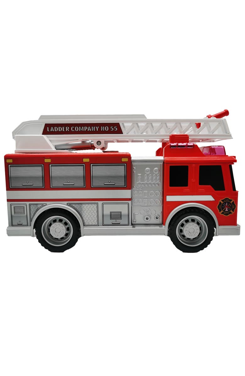 Mighty Wheels 10" Mighty Fire Truck Lights & Sounds, Water Squirting & Ladder, Alternate, color, Multicolored