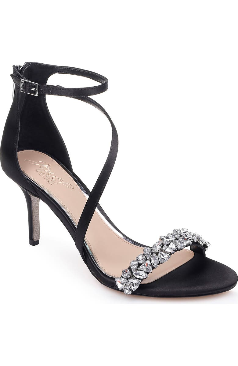 Jewel Badgley Mischka Danna Strappy Sandal, Main, color,