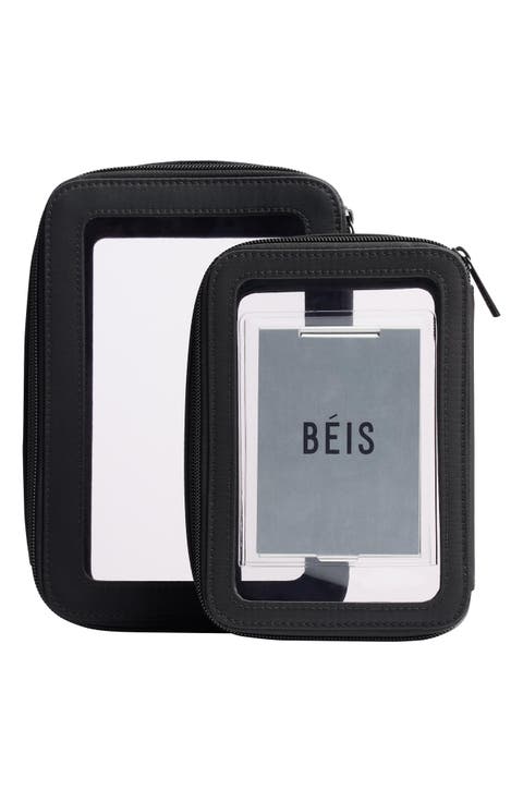 The In-Flight Set of 2 Cosmetics Bags