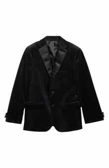 Kids' Velvet Knit Blazer