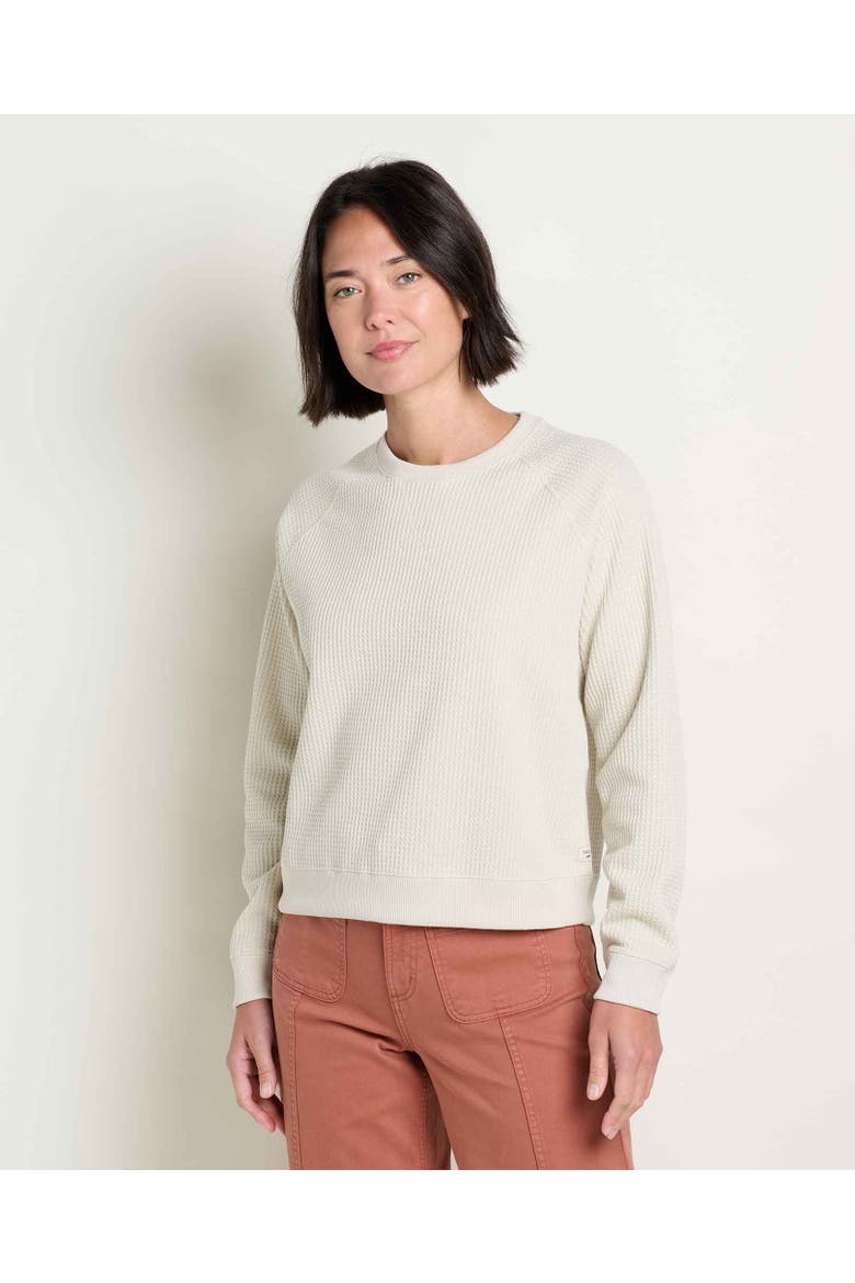 Women's Bitterroot Long Sleeve Pullover, Main, color, Almond