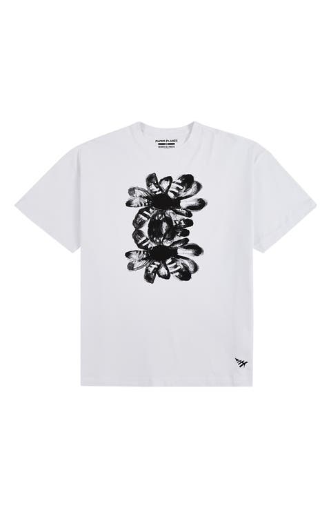 Double Flower Graphic T-Shirt