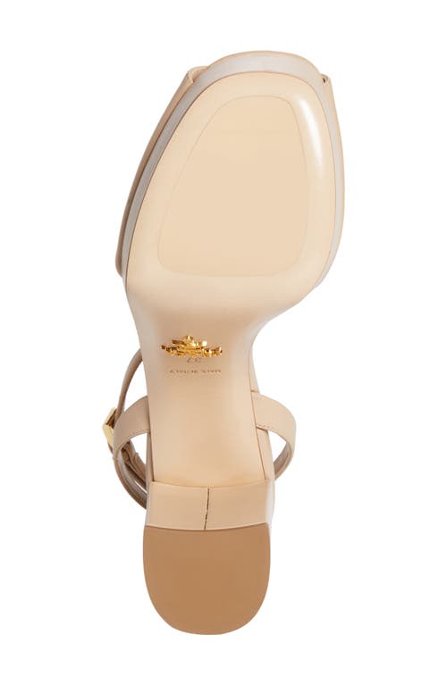 Prada Logo Platform Sandal