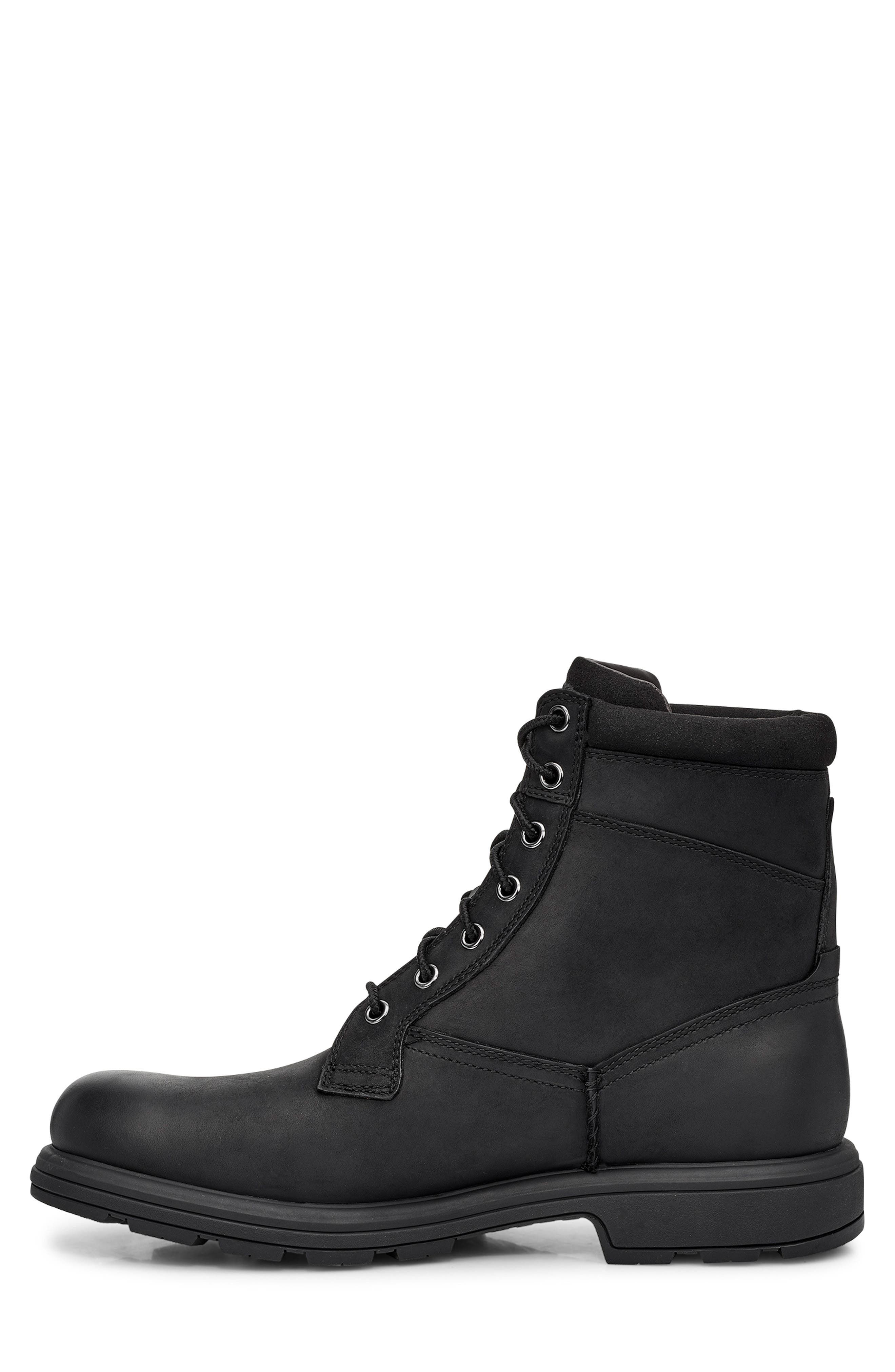 Biltmore Waterproof Plain Toe Boot, Alternate, color, BLACK