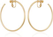 Vince Camuto Medium Clip-On Hoop Earrings