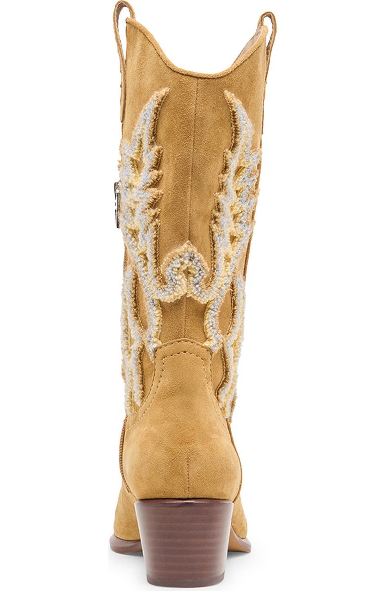 Dolce Vita Vila Cowboy Boot, Alternate, color, Caramel Suede