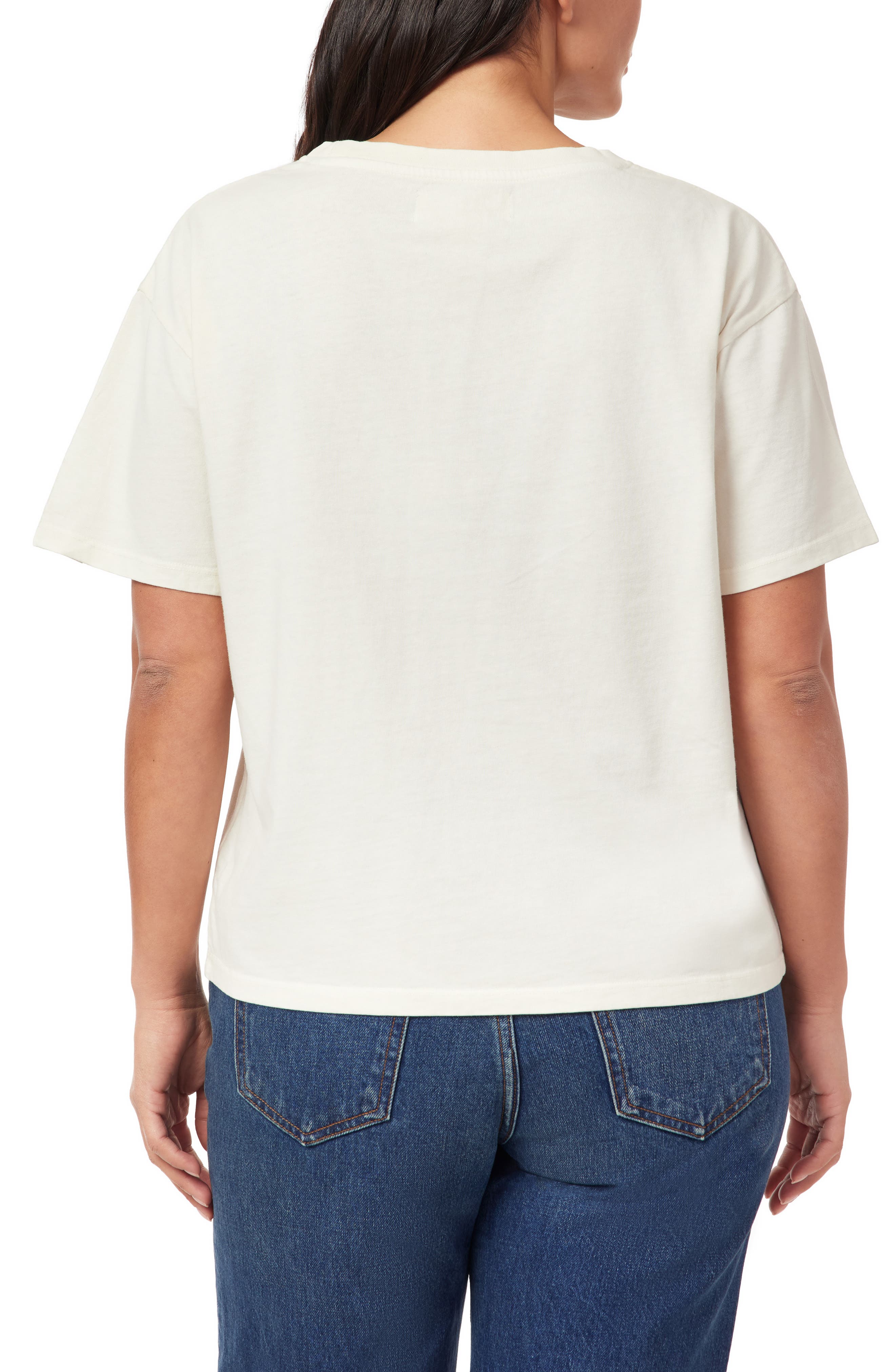 Toni Boxy Cotton Crop Tee - image 2