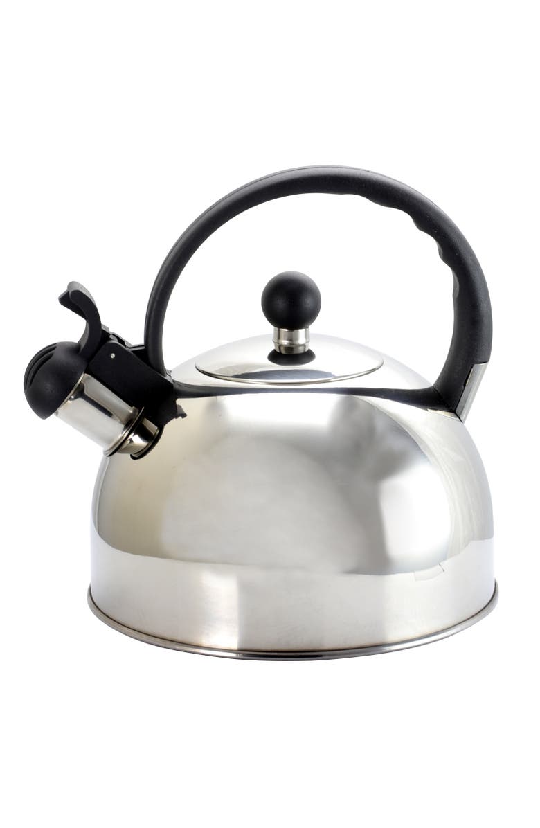 Gibson Springberry 2.25 Qt. Stainless Steel Kettle, Alternate, color, Metallic Silver