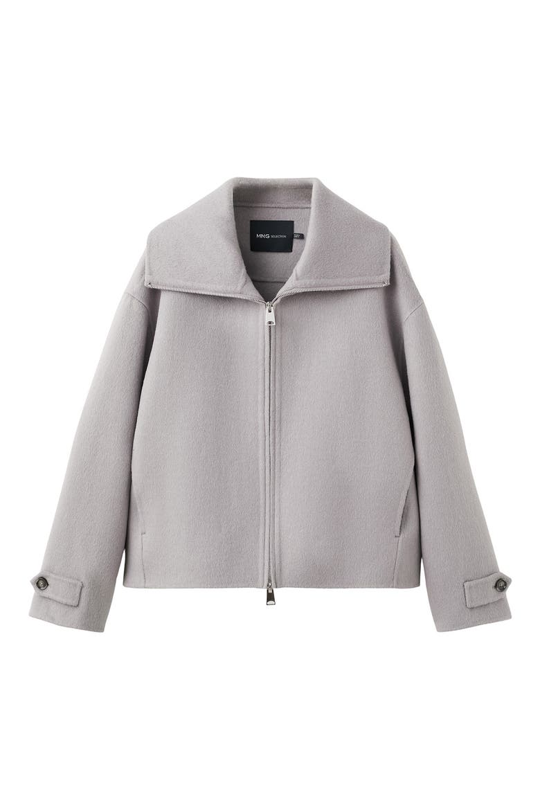 Wool Blend Jacket, Alternate, color, GREY