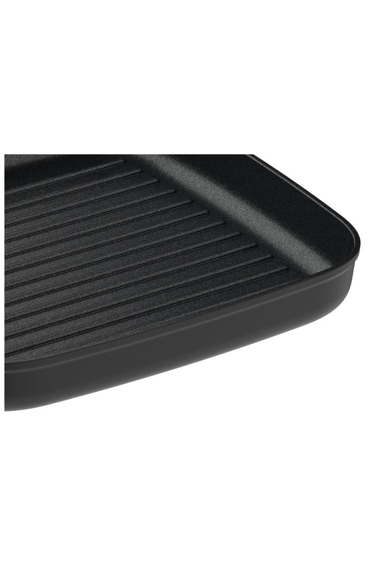 Leo 11-Inch Graphite Grill Pan, Alternate, color, BLACK