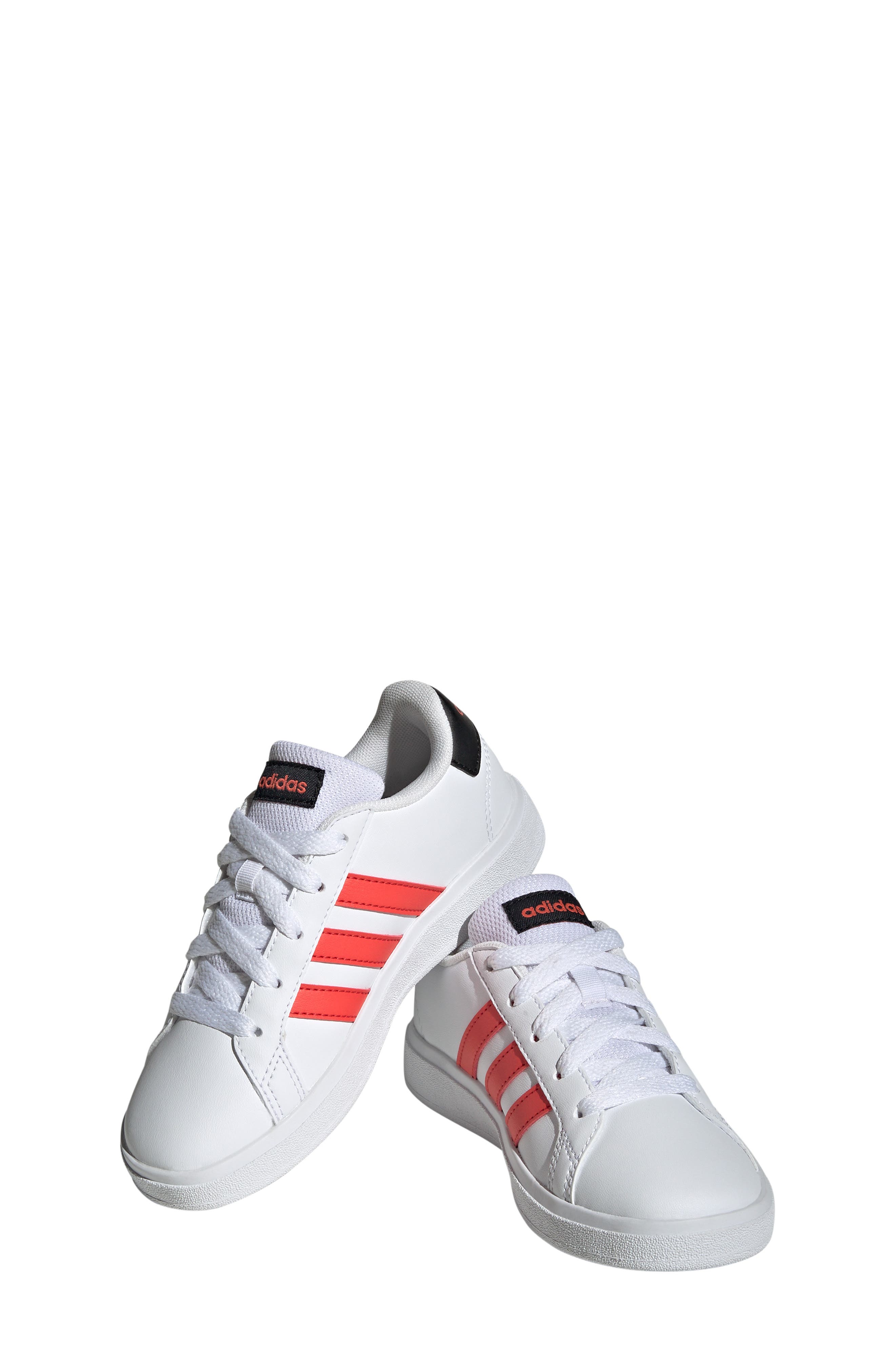 Grand Court 2.0 Sneaker, Alternate, color, WHITE/ BRIGHT RED/ BLACK