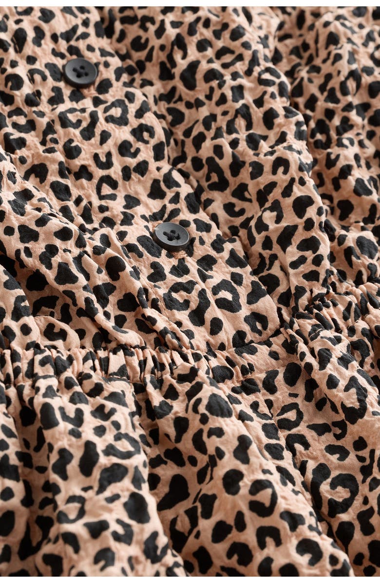 NEXT Kids' Animal Print Romper, Alternate, color, Brown Multi