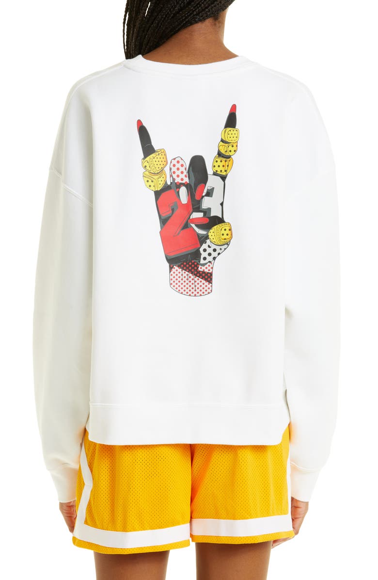 Jordan Flight Cotton Blend Sweatshirt, Alternate, color, 