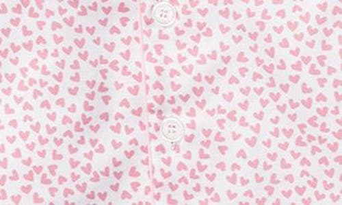Petite Plume Kids' Sweethearts Two-piece Pajamas In Pink