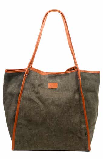 Pine Hill Leather Trim Canvas Tote