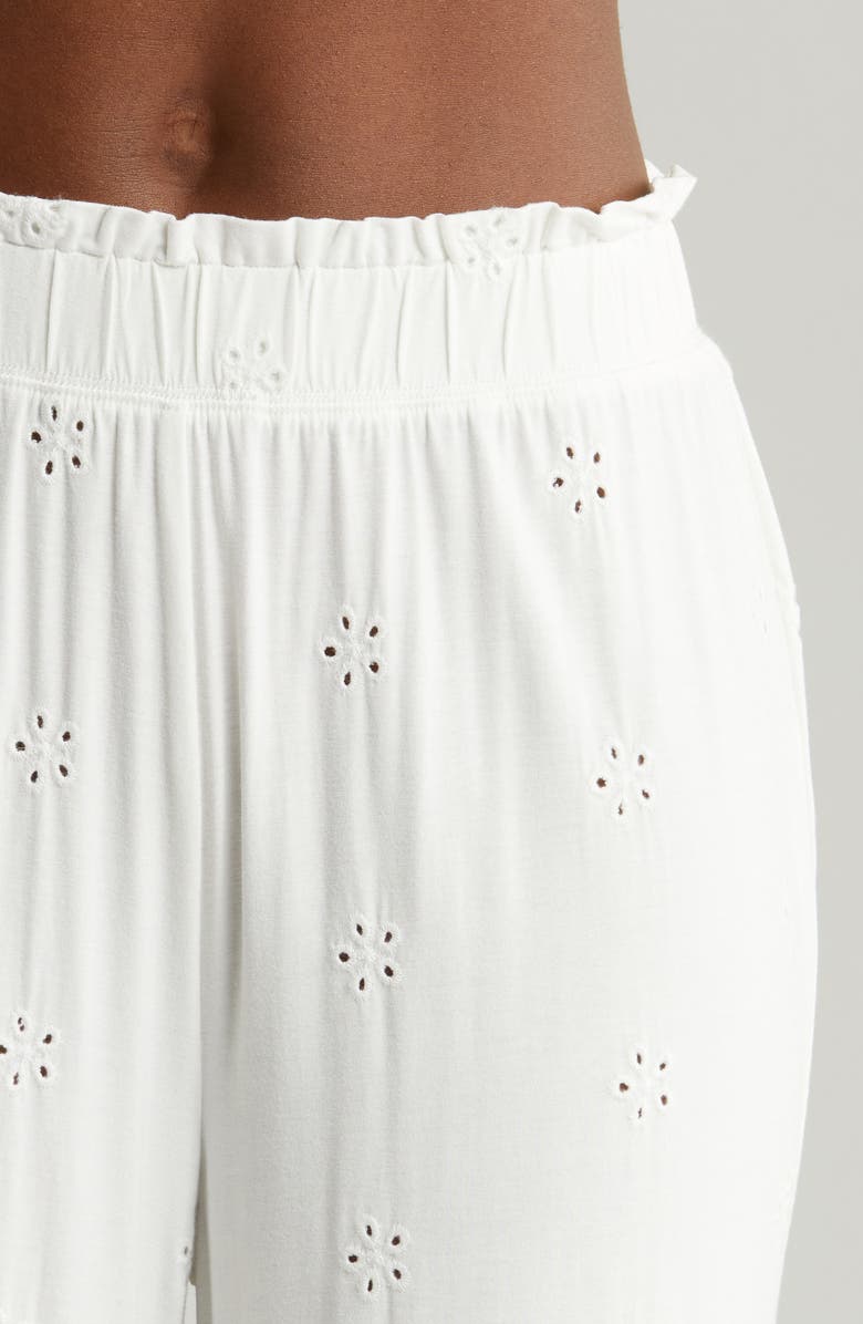 Honeydew Clear Skies Eyelet Jersey Camisole Pajamas, Alternate, color,