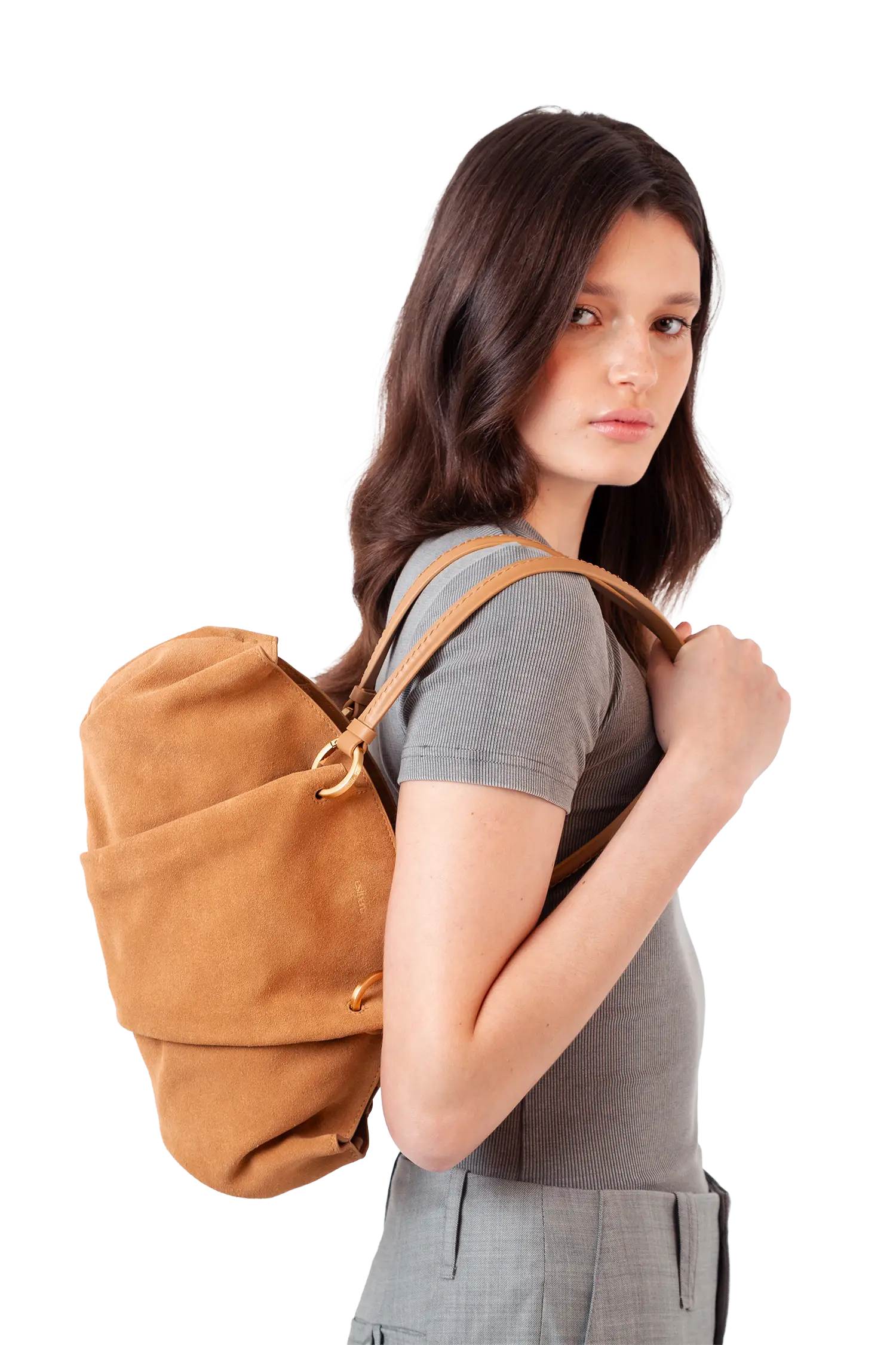 0707 Leather Shoulder Bag, Alternate, color, Light Brown