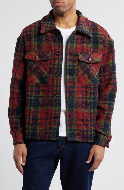 JON STAN NYC Red 2024 Flannel Button Down